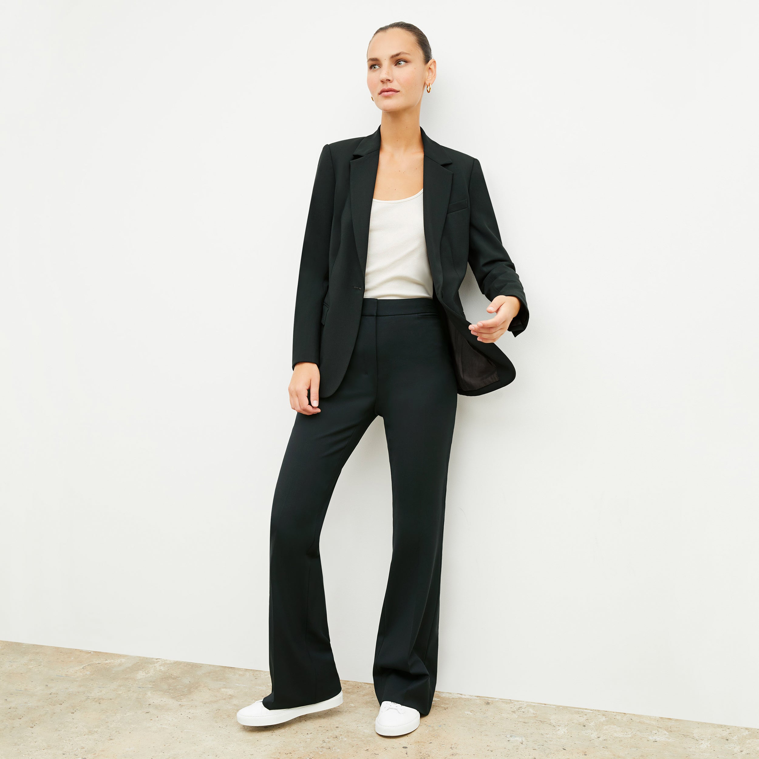 Yiyan Classic Blazer - Italian Wool Twill :: Camel