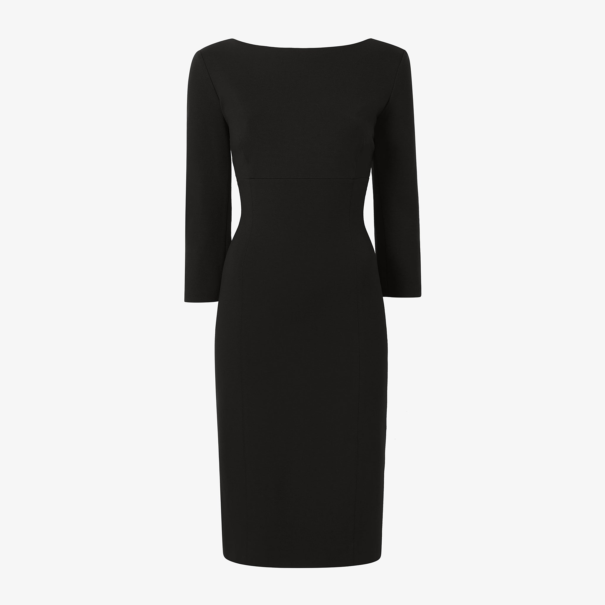 Packshot image of the Winston dress in black
