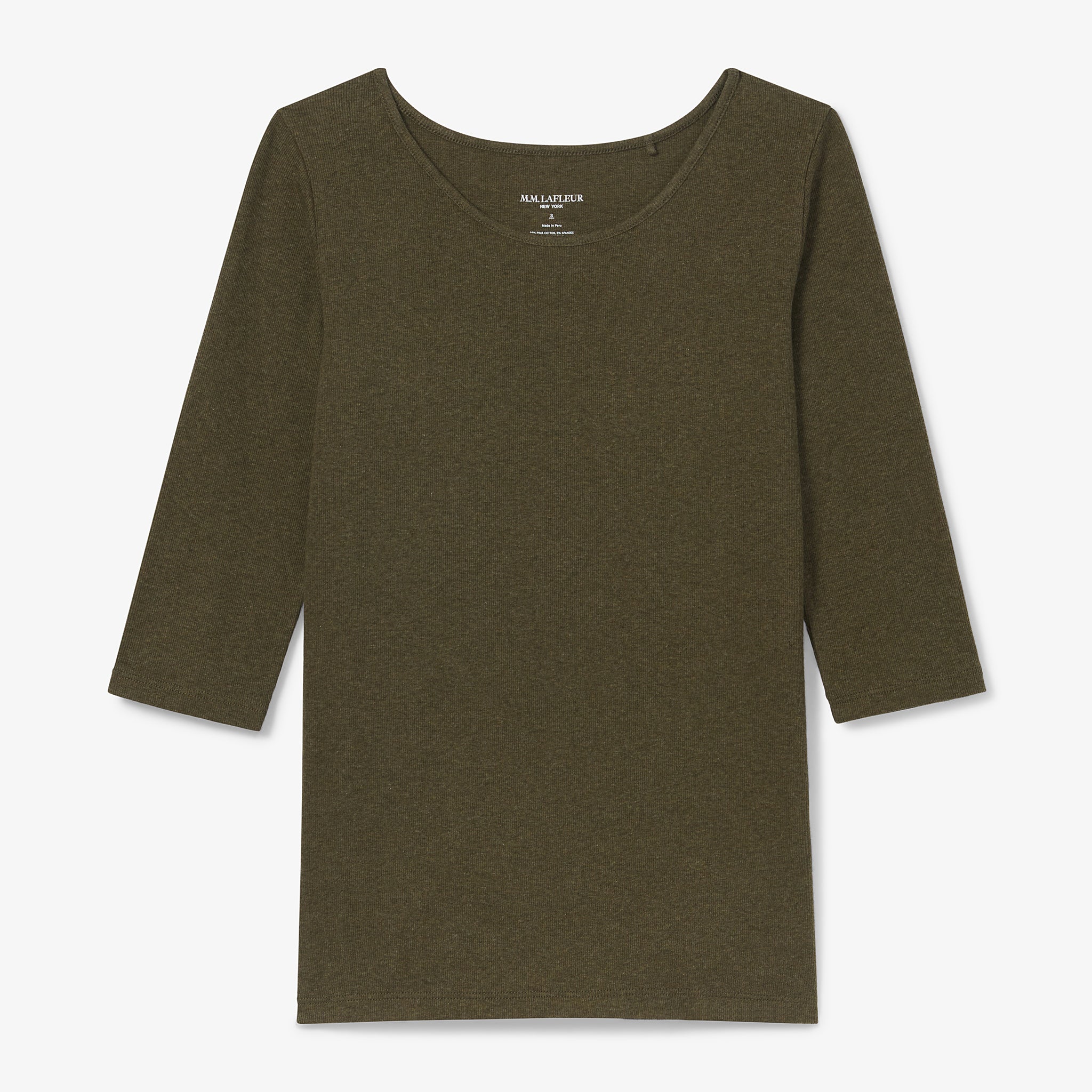 still image of the soyoung tshirt in army melange