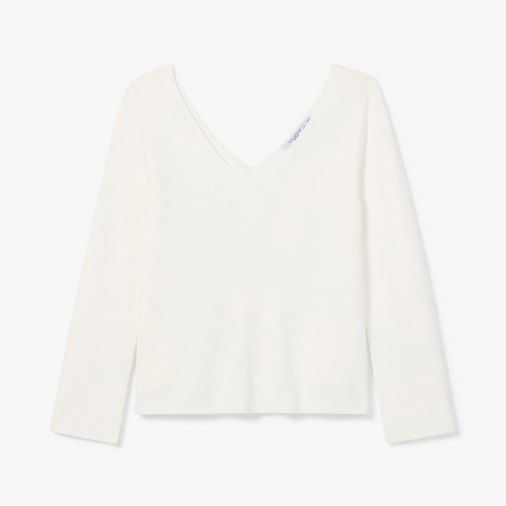 Kara Top 365Knit Ivory M M LaFleur kara-top-365knit-ivory-m-m-lafleur