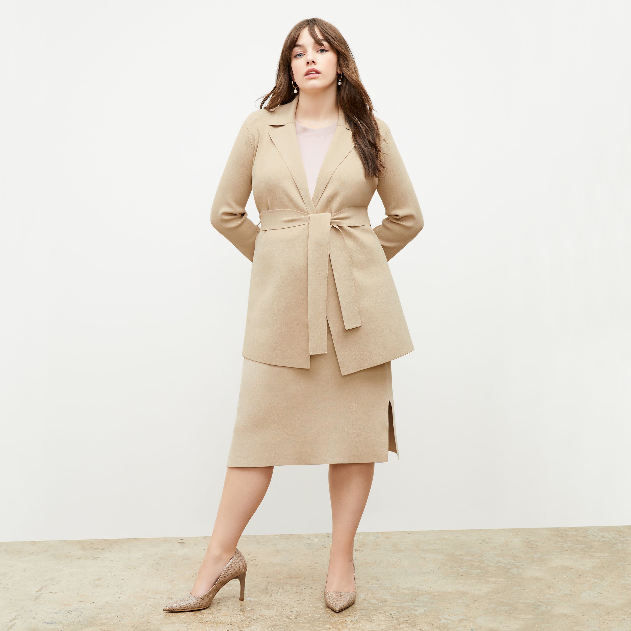 Harlem Skirt - Jardigan Knit :: Hibiscus