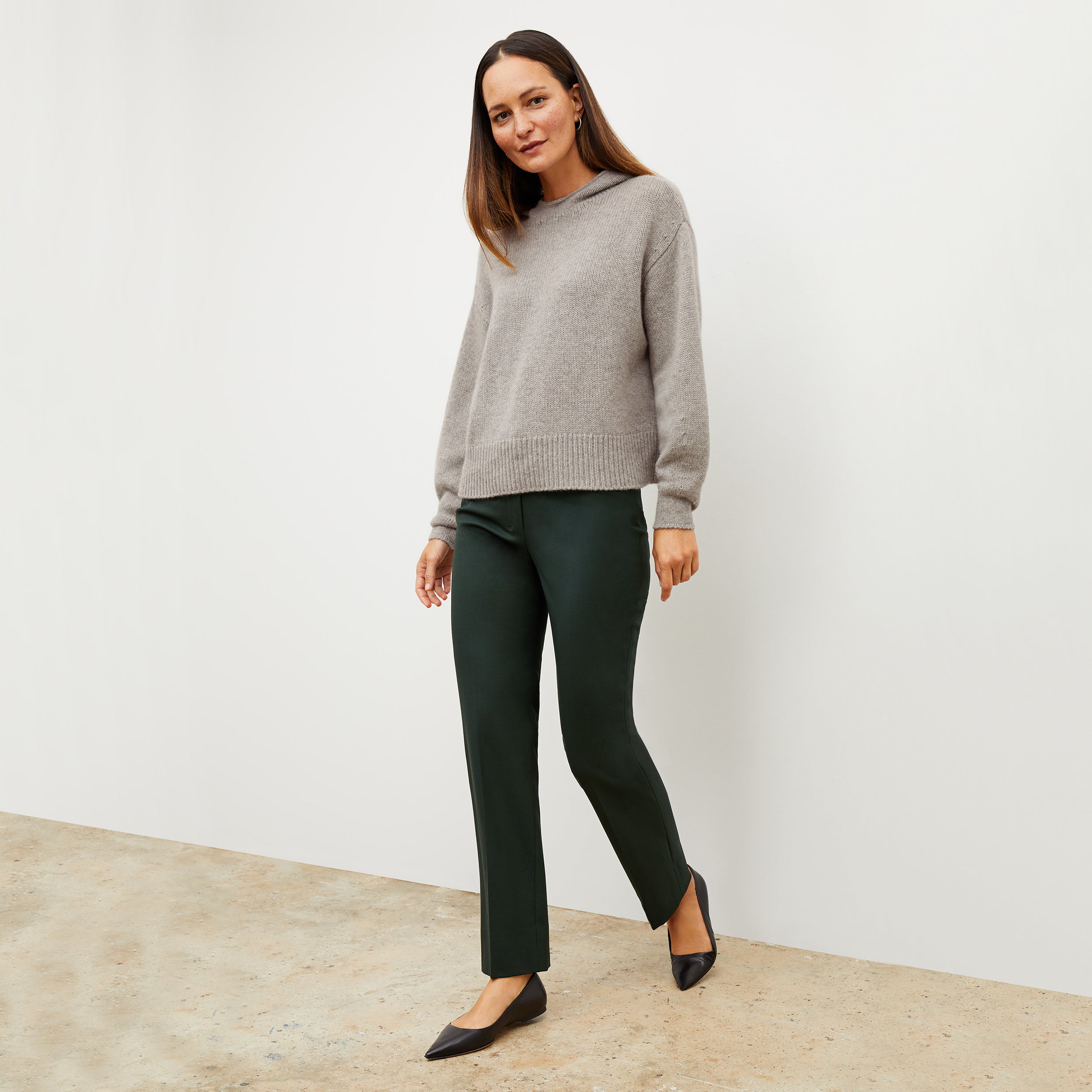 Smith Pant - Washable Wool Twill :: Forest – M.M.LaFleur