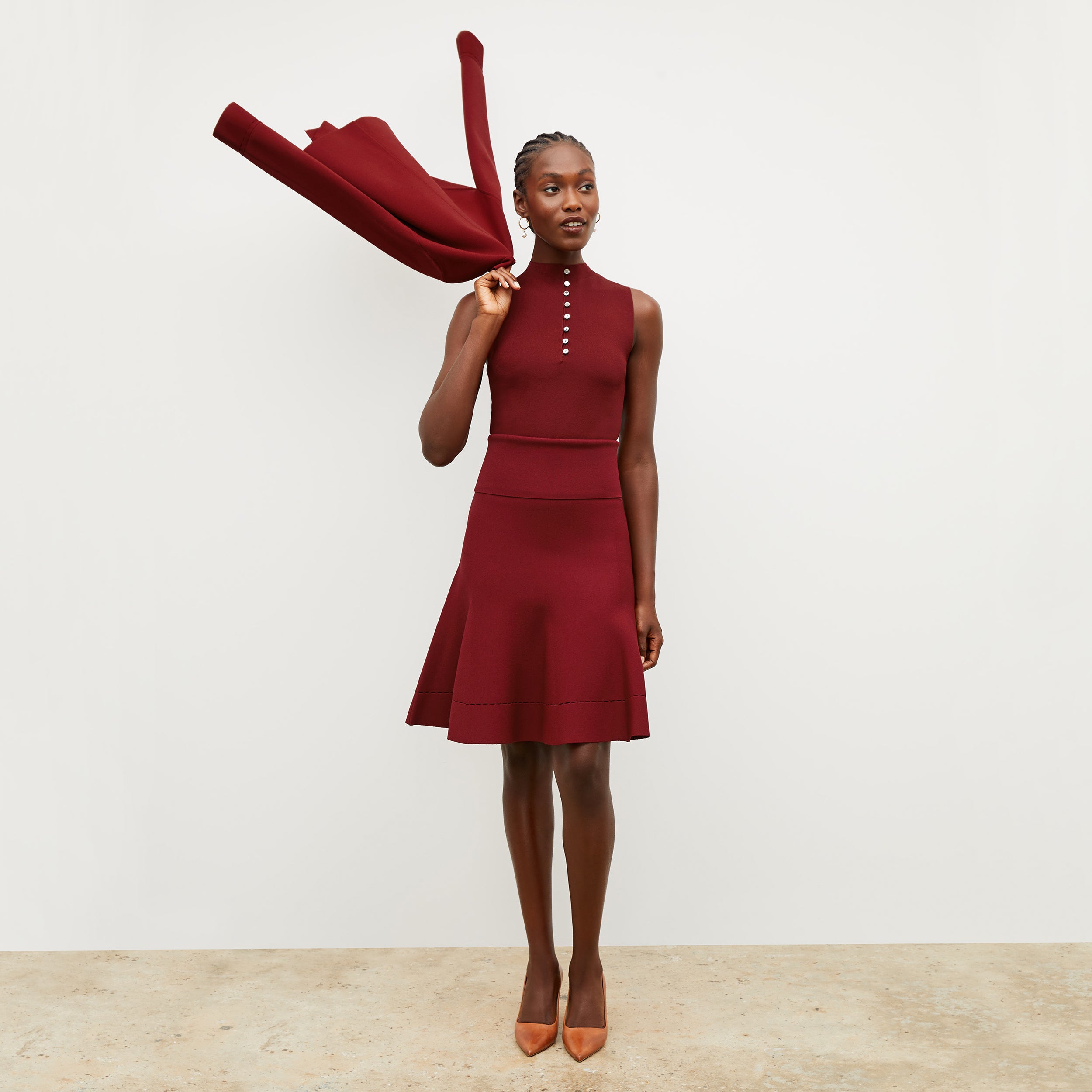 CARA CARA | LUCA SKIRT | CLOUD TWEED | FINAL SALE