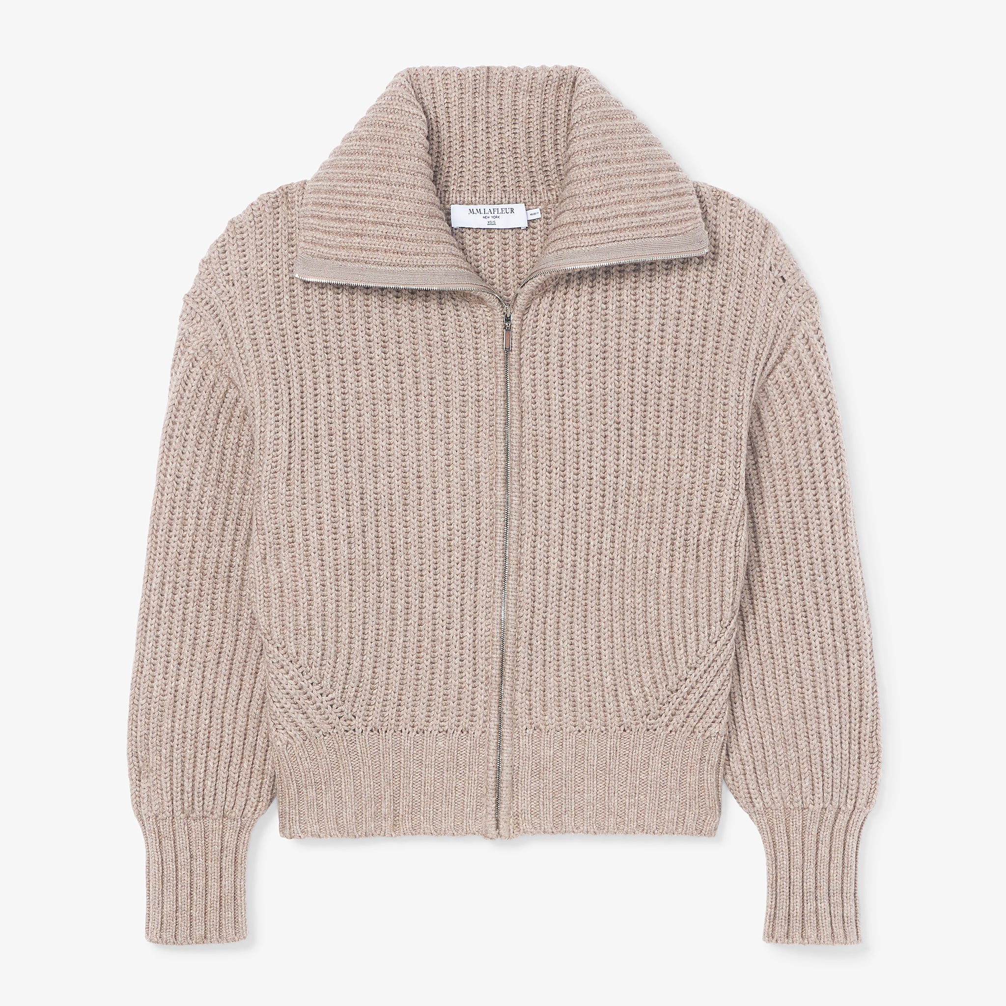 Packshot image of the william sweater in barley