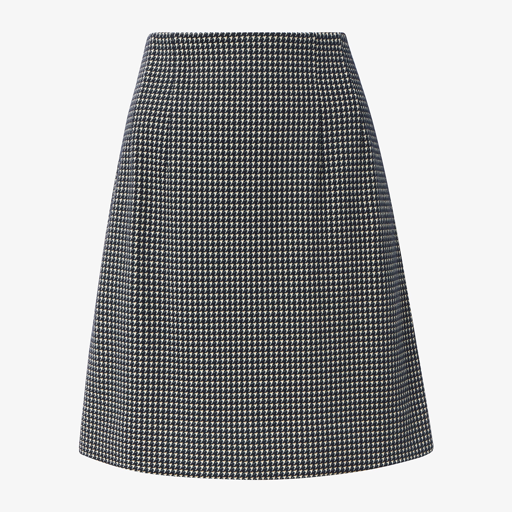 Packshot image of the whitney skirt in black and white