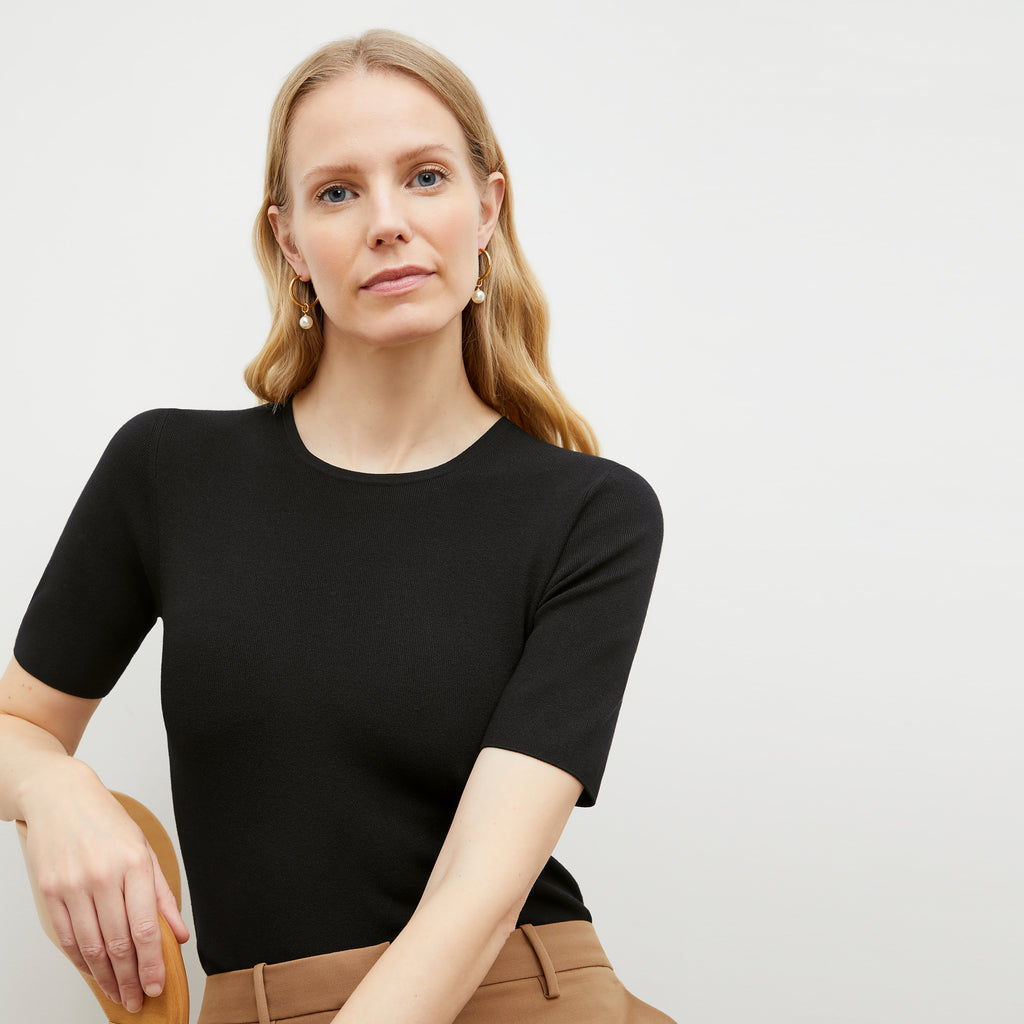Choe Top - 365 Stretch Knit :: Black