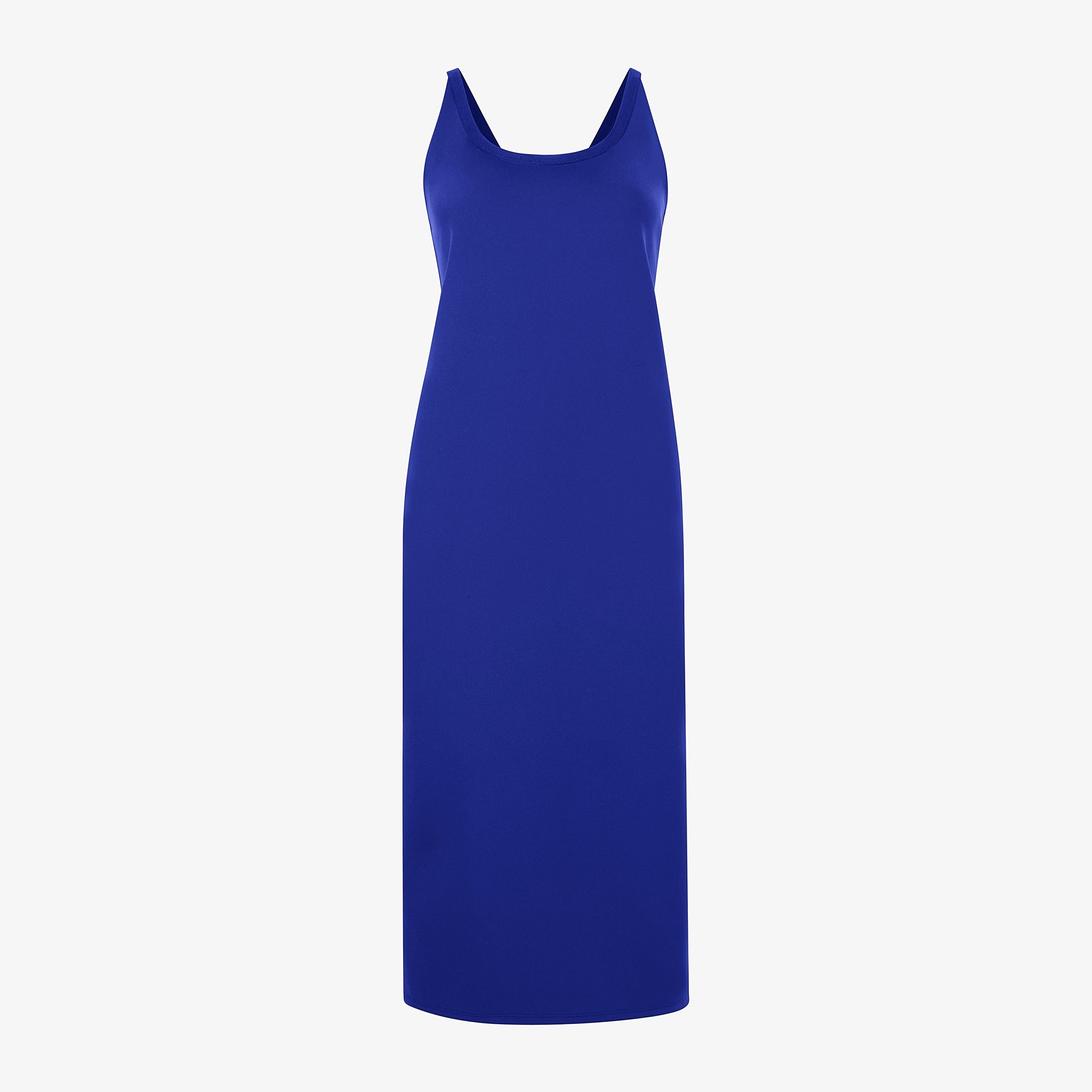 Packshot image of the elsa dress in electric blue 