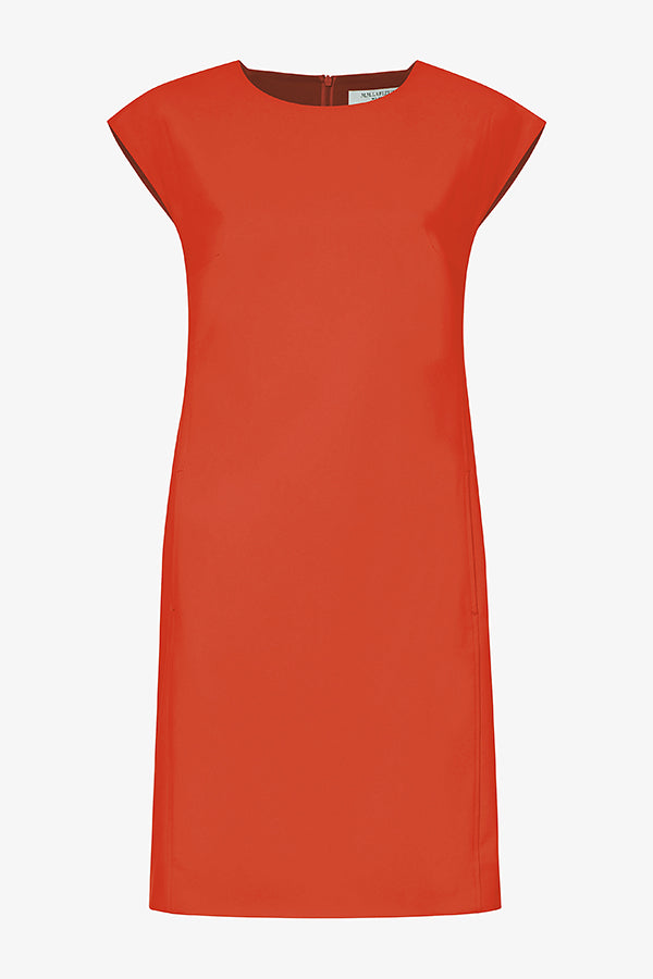 MM Lafleur Rust outlet Orange Shift Dress Size 12