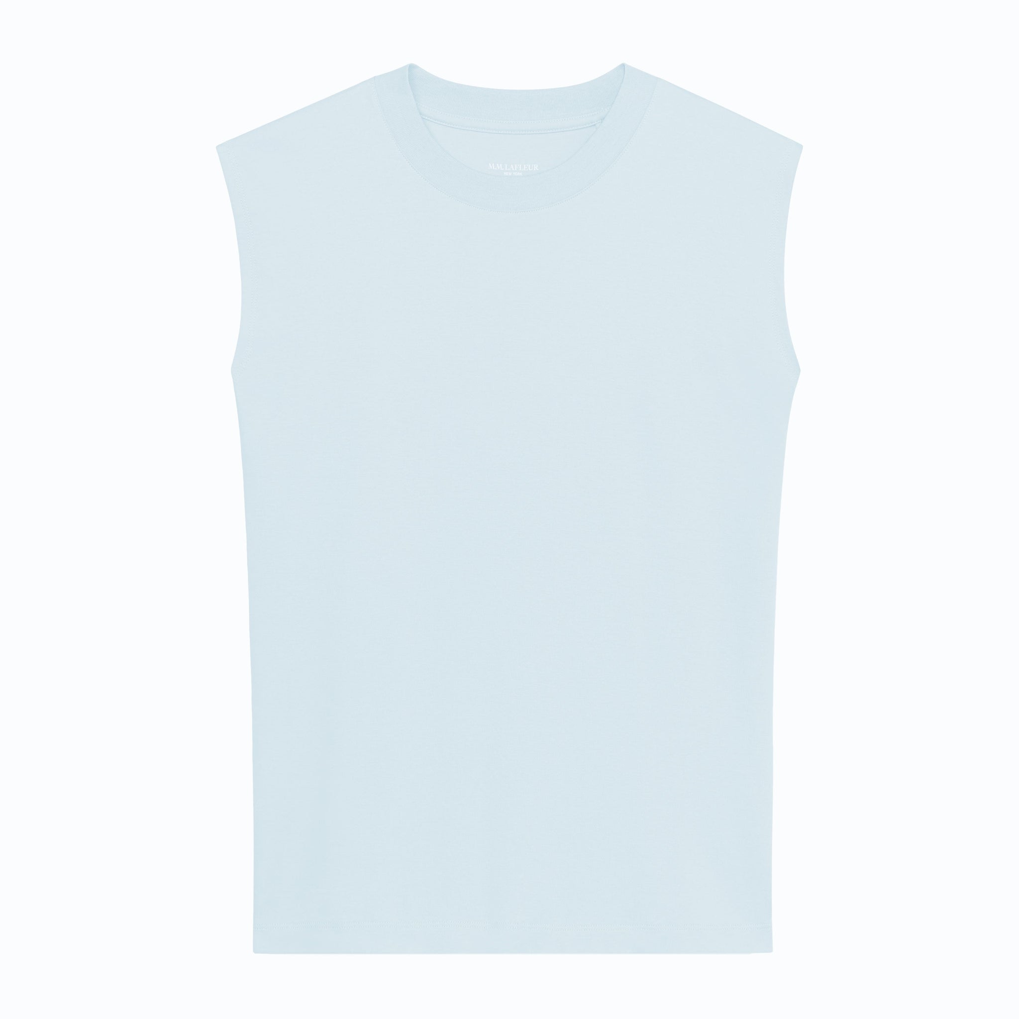 Packshot image of the Alina T-Shirt—Compact Cotton in Sky Blue