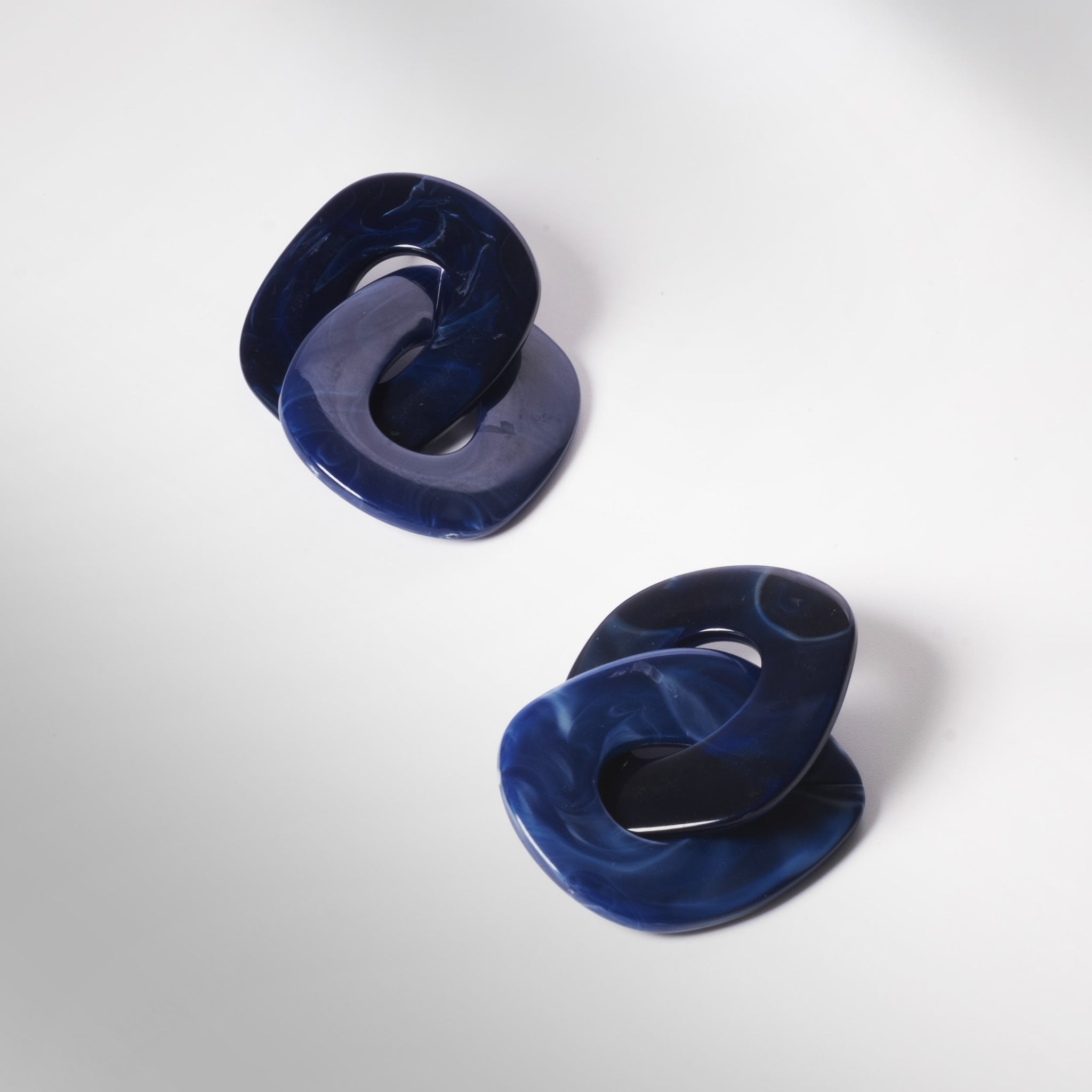 Pack shot image of Briar earrings in Indigo Blue 