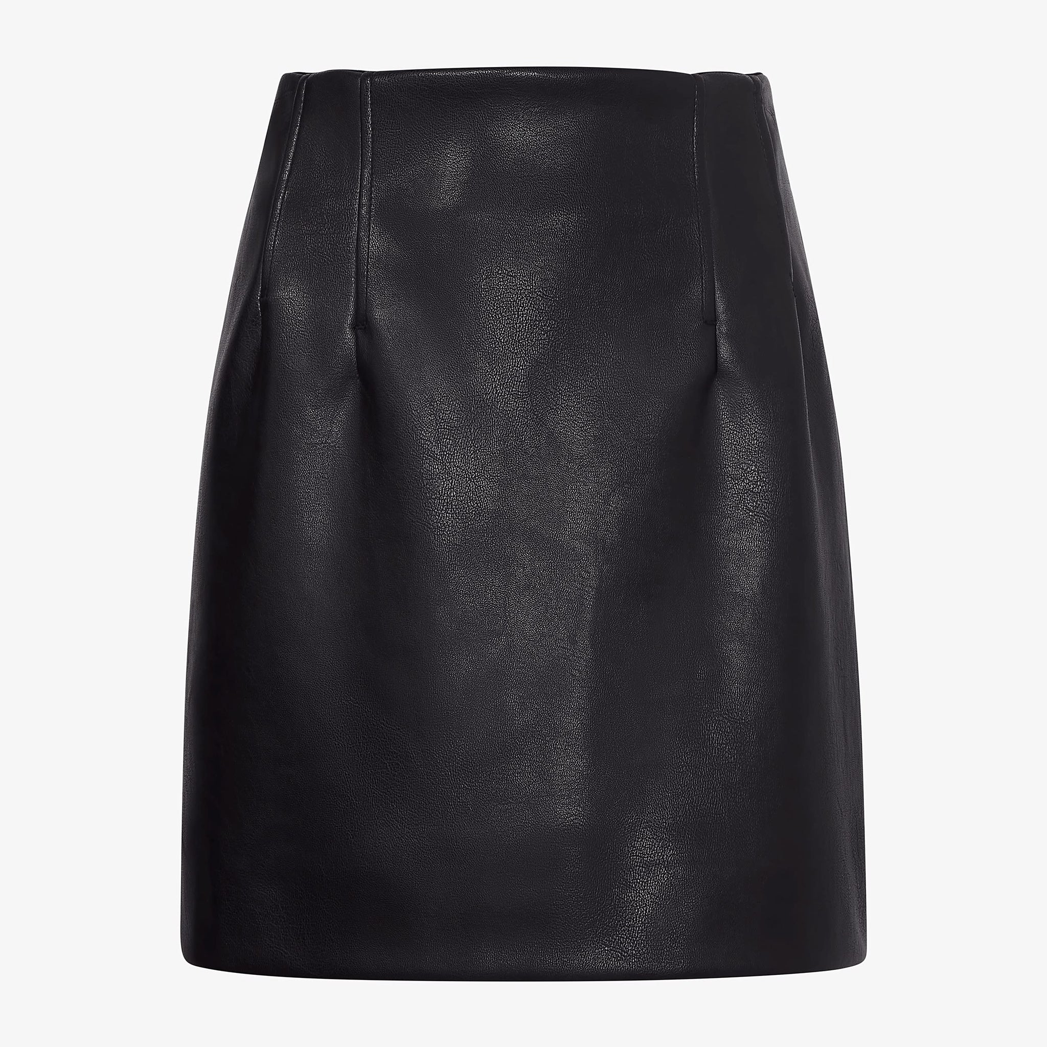 Packshot image of the Whitney Skirt—Vegan Leather in Black