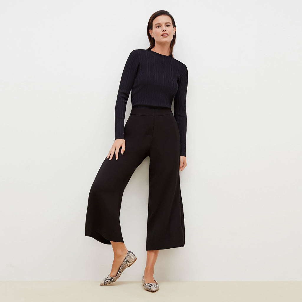 Zhou Culotte - Eco Heavy Soft Wave :: Black – M.M.LaFleur